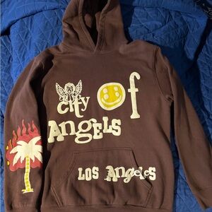 PacSun Brown Hoodie with Graphic Print